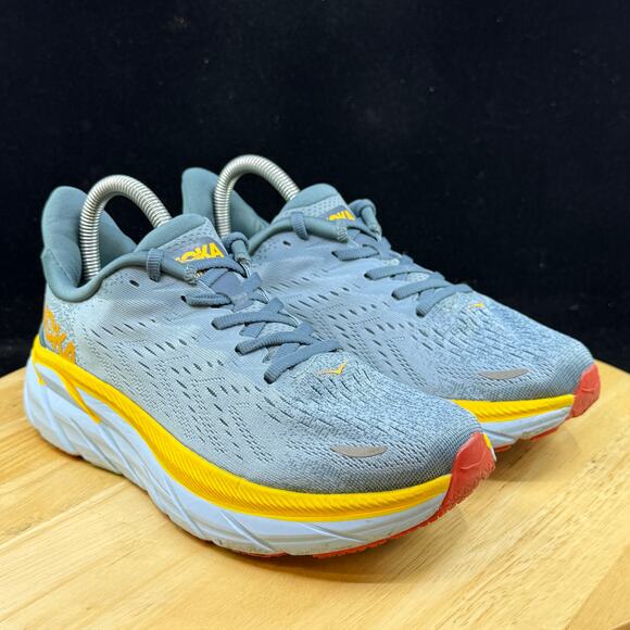 HOKA Clifton 8 Women’s Running Shoes – Blue/ Yellow Size 7B Athletic shoes - Picture 5 of 11